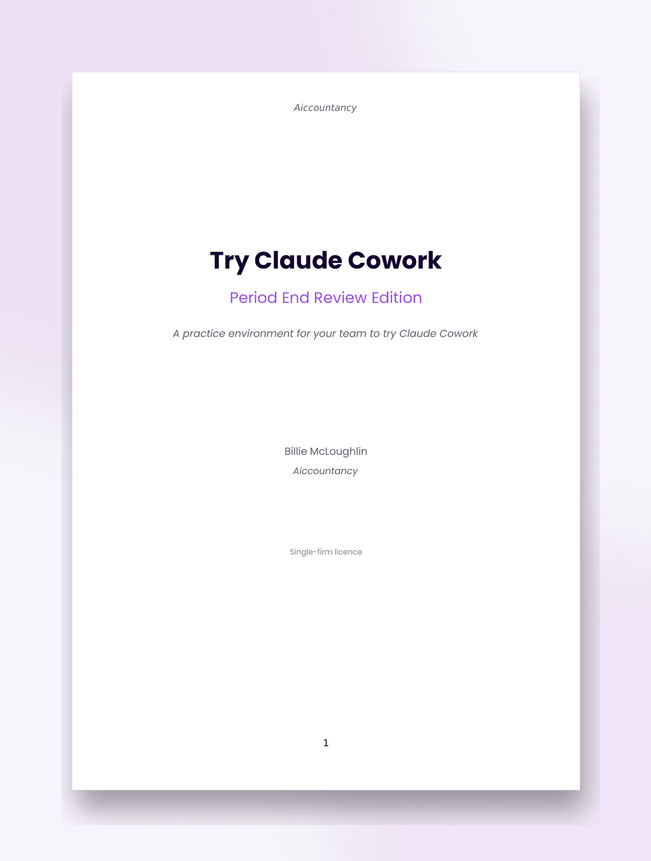 The workbook