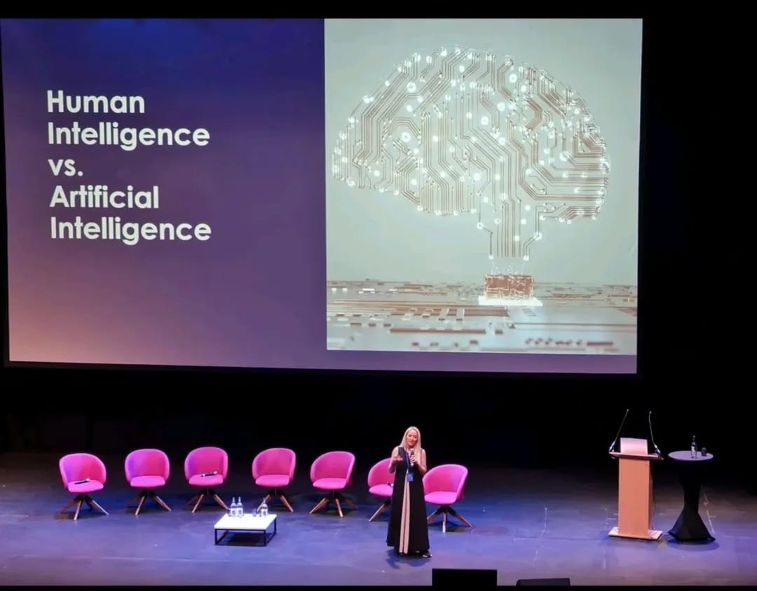 Billie speaking at Tax Assist conference